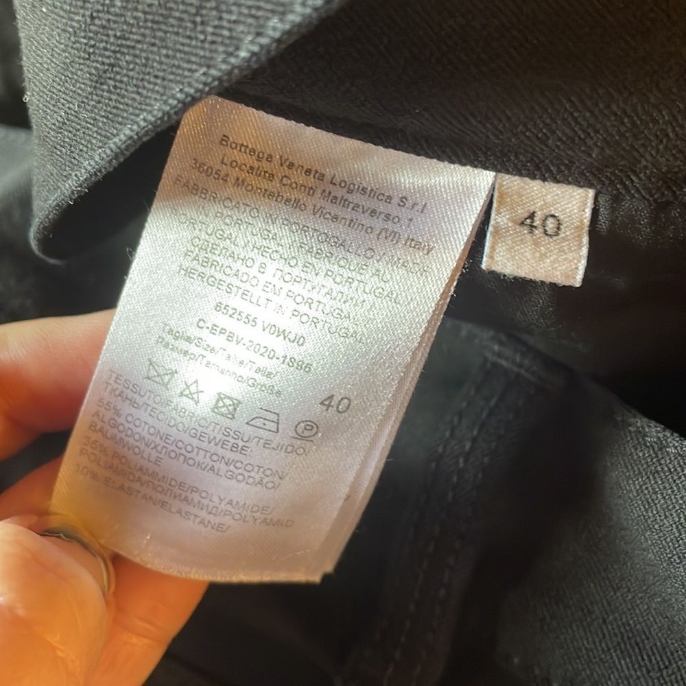 [Bottega Vaneta] Black “Uniform” Pants - Size 40/4 - Picture 4 of 5